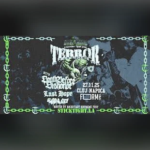 TERROR, LAST HOPE, DEATH BEFORE DISHONOR, RISK IT - /FORM SPACE, Cluj Napoca 